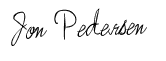Signature - Jon Pedersen